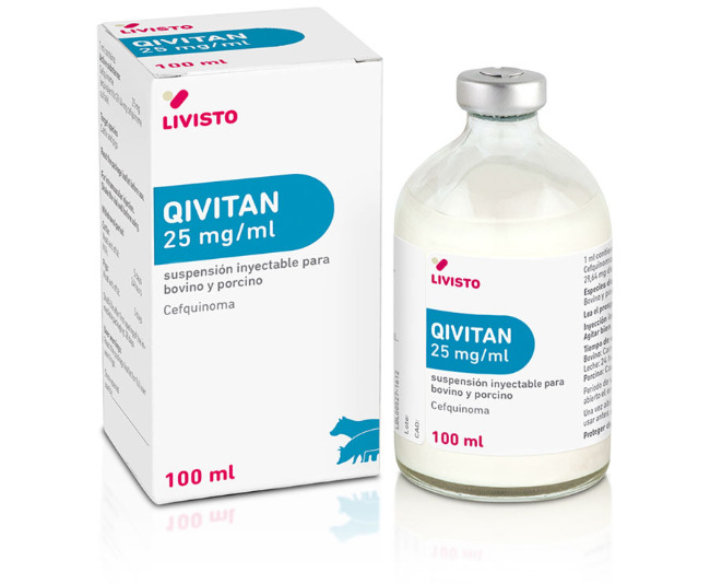 QIVITAN 25 mg/ml szuszpenziós injekció szarvasmarhák és sertések részére
